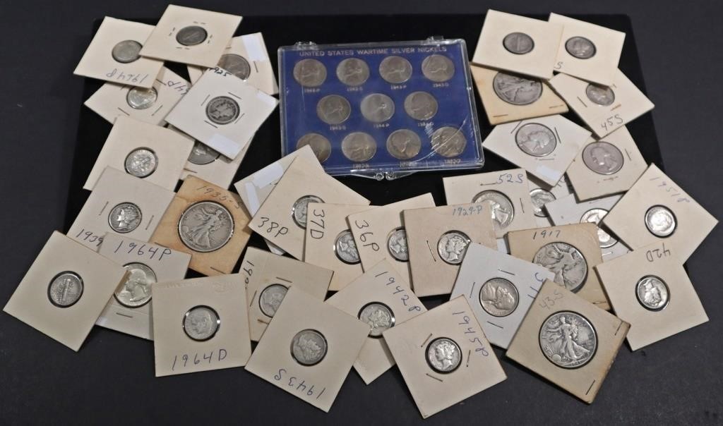 MISC SILVER TYPE COINS