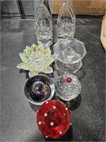PAPER WEIGHTS & CANDLE HOLDERS