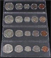 1961-1964 5-COIN DATE SETS IN SLAB