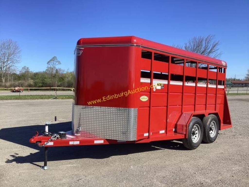 2024 (BRAND NEW) VALLEY TRAILERS 6'8" X 16' STOCK