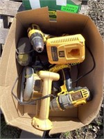 D1. Misc dewalt power tools with charger works