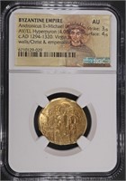 c.AD 1294-1320 ANDRONICUS II+ MICHAEL IX NGC AU