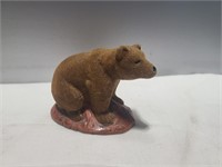 Fuzzy bear figurine