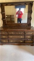 Large Dresser and Mirror