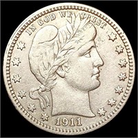 1911 Barber Quarter CLOSELY UNCIRCULATED