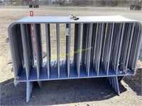 E1. (20) NEW  7FT X 4FT PORTABLE SAFETY BARRIERS