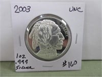 2003 Buffalo 1oz .999 Silver Coin