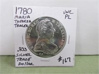 1780 .833 Silver Trade Dollar – Maria Theresa -