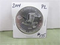 2014 $5 Canada 1 oz .9999 Silver “Birds of Prey” -