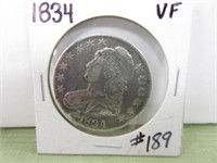 1834 Capped Bust Half Dollar – VF