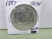 1887 Morgan Dollar – CH BU