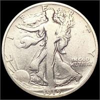 1919-S Walking Liberty Half Dollar NICELY
