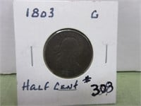 1803 Half Cent – G
