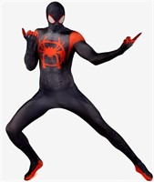 Sz 3XL Black Spider Man Costume