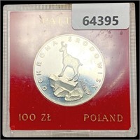 1979 Poland SILV 100 Zloty CHOICE PROOF