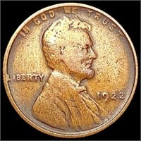 1922 Wheat Cent LIGHTLY CIRCULATED No D
