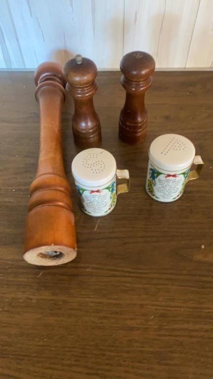 Salt and Pepper Shakers and Grinders