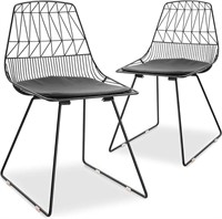 Set of 2 Adore Decor Vivi Metal Dining Chair