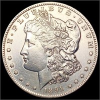 1891-CC Spit Eagle Morgan Silver Dollar