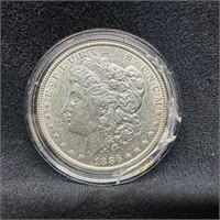 1886 P Morgan Silver Dollar