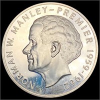 1976 Jamaica Silver $5 GEM PROOF