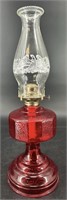 Antique Red American Homesteader Lamp
