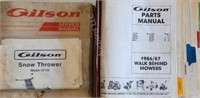Gilson service and parts manuals - 2 3-ring binder