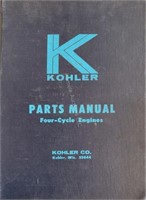 Kohler 1977 master parts manual - 4 cycle engine -