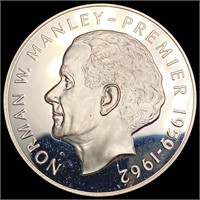 1972 Jamaica Silver $5 GEM PROOF