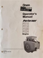(1) Onan Engines P216-P224 Op Manual