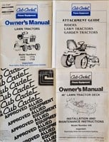 (1) Lawn Tractor 1415/1420/1715/1720 Own. Man.
(1)