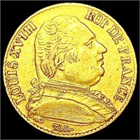 1814 France .1867oz Gold 20 Francs CLOSELY