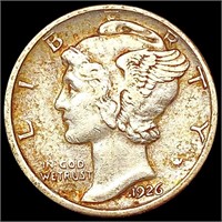 1926-D Mercury Dime NEARLY UNCIRCULATED
