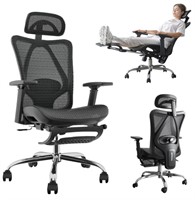 Ergonomic Office Chair w/Footrest