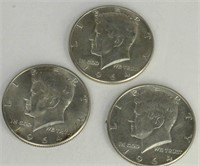 1964 SILVER KENNEDY HALF DOLLARS