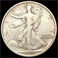 1917-S Walking Liberty Half Dollar CLOSELY
