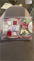 2014 Topps Prime Carlos Hyde Rookie Auto Jersey Ca
