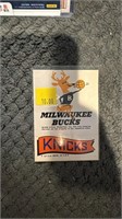 Milwaukee Bucks Knicks sticker vintage basketball