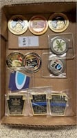 Lot of challenge coins