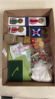 Lot of military metals, ribbons and other