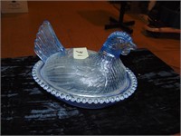 Indiana Glass Type Glass Hen On Nest