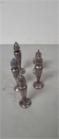 5- Silver Plate S/P Shakers.