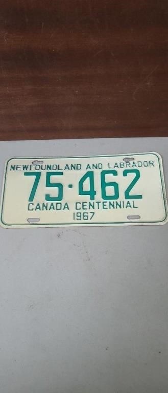1967 Centennial Plate.