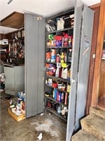 Metal Shelf & Contents(Garage)