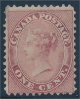 CANADA #14 MINT AVE-FINE H