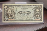 Mexico Uncirculated 50 Centavos Bank Note