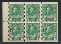 CANADA #104a BOOKLET PANE OF 6 MINT FINE-VF NH
