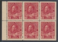 CANADA #106a BOOKLET PANE OF 6 MINT VF NH