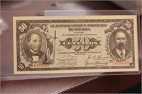 Mexico Uncirculated 50 Centavos Bank Note