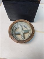 SHIPS COMPASS 8.5" WITH WOODEN CASE